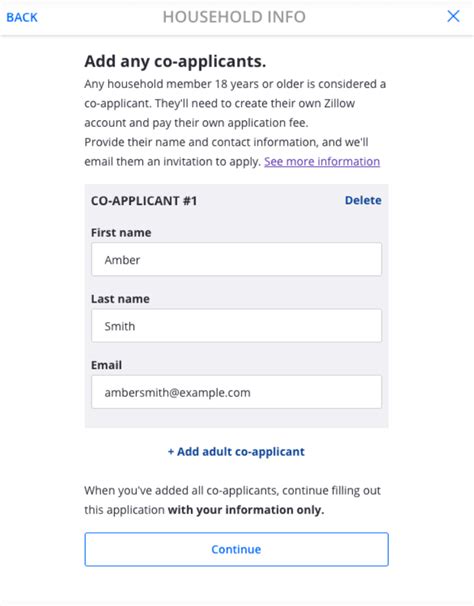 question regarding co-applicant in zillow? so when a family of 4 tries to move in to a place together, are 3 people considered as co-applicants and have to do their part of application as well? . 
