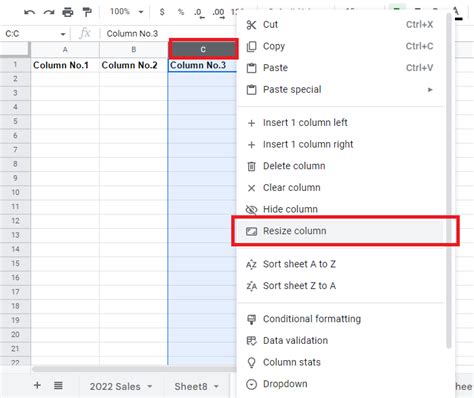 How to add columns in google sheets.  Here are a few methods for doing th...