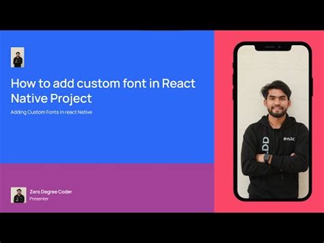 How to add custom font in react native easily in 4 steps Android by