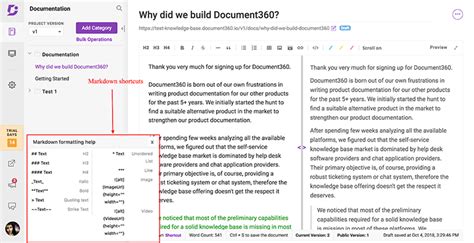 How to add extra space in Markdown? - Document360