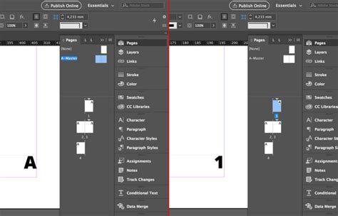 In the dialog window that opens, you can decide to add a Section Prefix to this first section, or change the styles of the Page Numbering. I decide to change the style. I am doing this because I want to set page ‘3’ as ‘1’, and without changing the numbering style of this section, InDesign would get confused by the presence of two pages ... . 