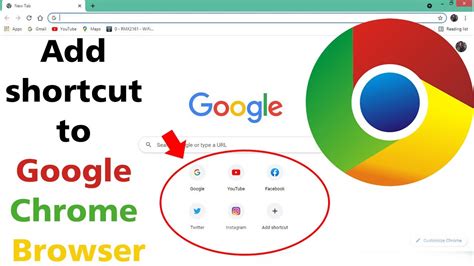 How to add shortcut in google chrome in laptop.  Adding a Google Chrome shortcut t...