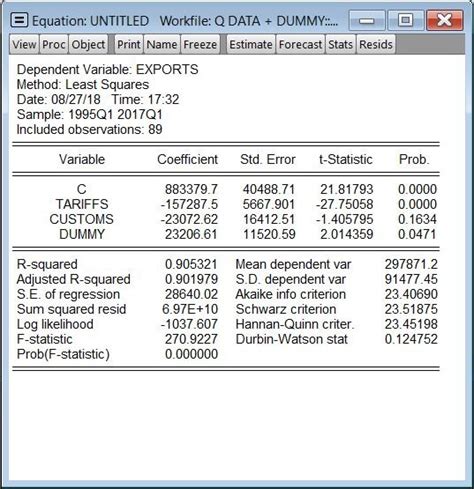 How to add the ARMA type terms to my model in EViews and …