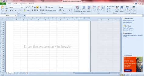 How to add watermarks to Excel 2010 and 13 spreadsheets [Guide
