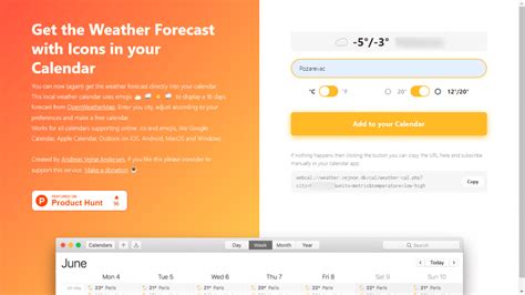How to add weather to Google Calendar simply