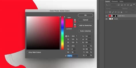 How to adjust background color in photoshop