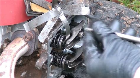 How to adjust briggs and stratton valves. This video shows the steps to adjust the clearance on the valves of a Briggs and Stratton V-Twin engine. After installing new piston rings, the engine was b... 