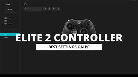 How to adjust elite 2 controller.  The following settings can be adjusted to c...