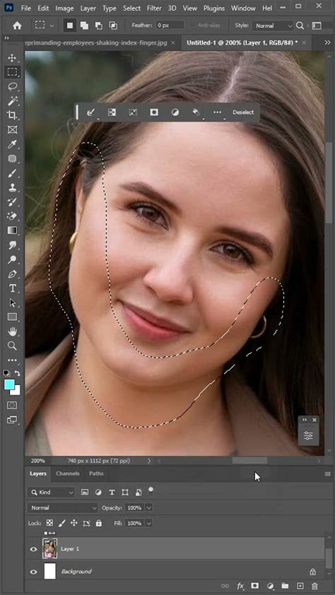 How to adjust face in photoshop