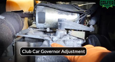 How to adjust governor on club car. I tried to adjust the governor by loosening the and while it worked to give - Answered by a verified Technician. ... Hi. I have a question about club car governor. I tried to adjust the governor by loosening the nut and while it worked to give more speed (which is what I wanted). At top speed the engine jerks and the now will occasionally backfire. 