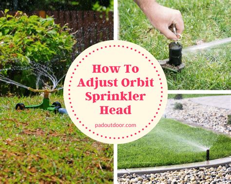 How to adjust orbit sprinkler. Things To Know About How to adjust orbit sprinkler. 