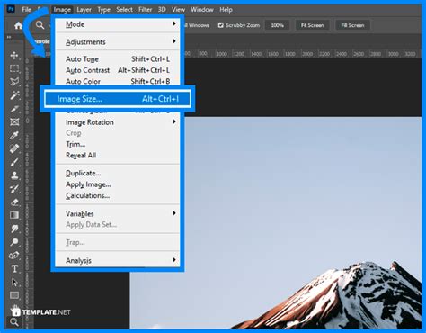 How to adjust photo size in iphoto