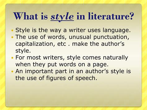 How to analyze style in literature