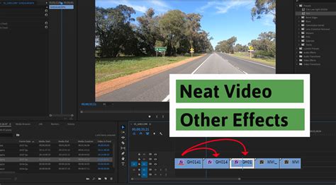 How to apply Neat Video and other effects to multiple clips in Premiere
