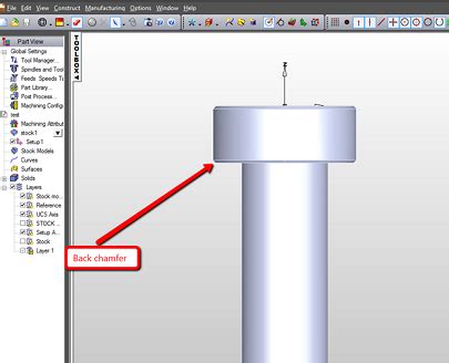 How to apply a back chamfer to a curve-based feature …