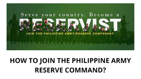 How to apply as Philippine Army Reservist? - NewsToGov