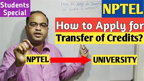How to apply for credit transfer. Advanced Standing. After you receive a course offer you can apply to transfer any recognised prior learning credits by applying for Advanced Standing (also ... 