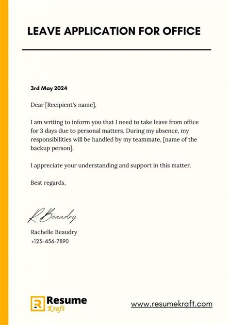 How to apply for leave in office