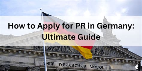 How to apply for pr in germany