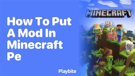 How to apply mods to minecraft pe