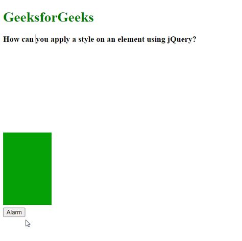 How to apply style in jquery