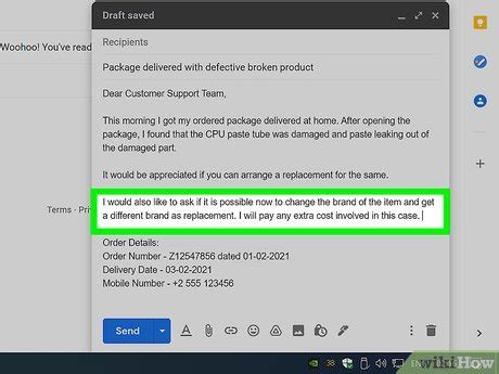How to ask contact details in email