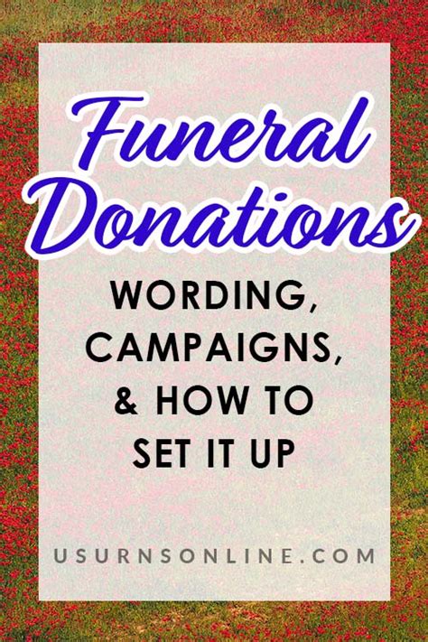 How to ask for funeral donations sample.  Discover effective tips and examples to help cover fun...