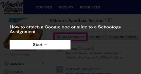 How to attach a google doc to schoology assignment.  Select Participation.  Whe...