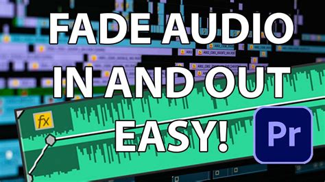 How to audio fade in premiere