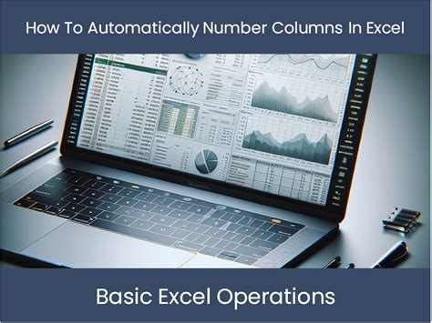 How to automatically number columns in excel