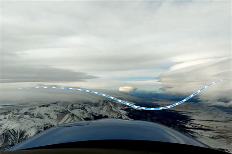 How to avoid mountain wave turbulence