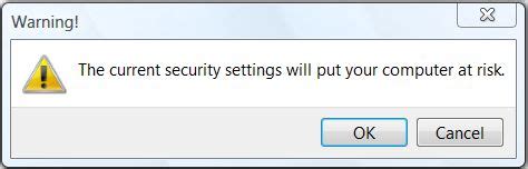How to avoid security warning in ie