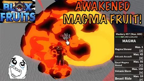 Magma Fruit Is The BEST! #bloxfruits #shorts #roblox#blo