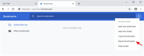 How to backup favorites in chrome