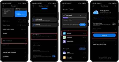 How to backup messages in mi phone