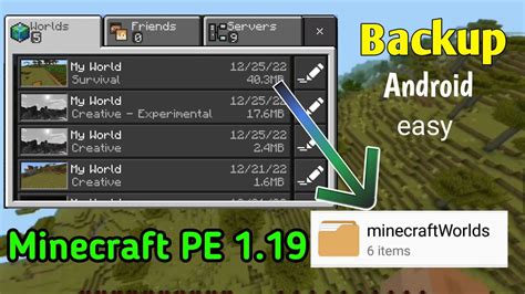 How to backup minecraft pe to icloud