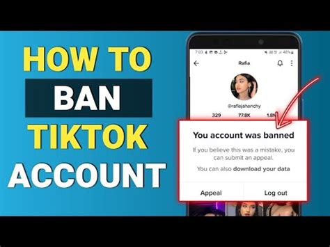 How to banned someone on tiktok (2024) - YouTube