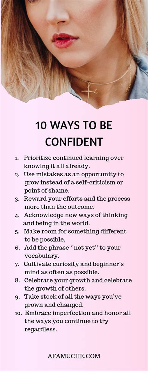 How to be confident in yourself. 1. Start small. Incremental steps can lead to sustainable changes in your behavior. Goal setting small, easily met objectives empowers you to build on your success and feel more confident continually. By starting small, you can work up to more intimidating yet impactful milestones with less anxiety. 