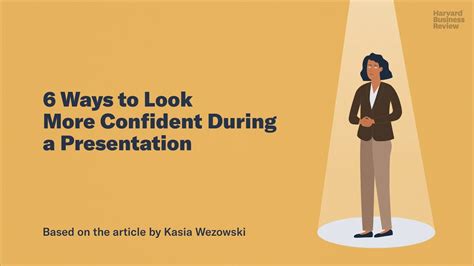How to be confident presenting in class