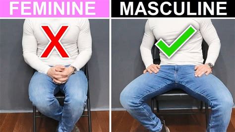 How to be more masculine. Focus on compound and body weight exercises (squats, dead lifts, pull ups, pushups) for maximum masculine energy. 2. Assume The Position. When you physically do something, your mind follows. For example, when you smile a big goofy smile it gives your brain a small surge of dopamine (happy chemicals). Try … 