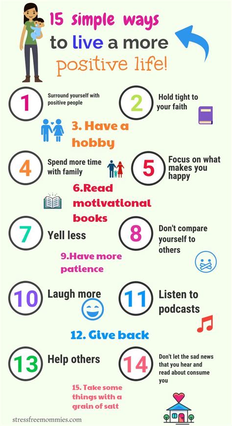 How to be more positive. 5) Change the words you use: Monitor your language and notice when you say something negative. Reframe that negativity to something that’s more positive. Find a friend to monitor your language as well. 6) Learn to observe your mind: Take a step back from your mind and witness your thoughts. 