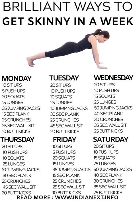 How to be skinny in one day