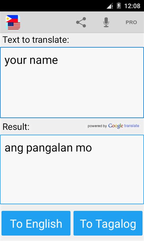 How to be you translate in tagalog
