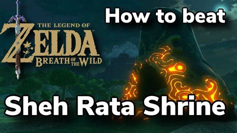This is the location and how to beat the shed rata shine in the legend of Zelda breath of the wild. you can spin the wheel to your left or use an arrow to h....