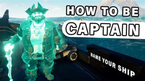 How to become a captain in Sea of Thieves