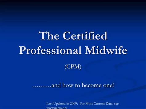How to become a certified professional midwife.  This article explains how a Cer...