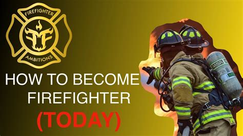 However, becoming a firefighter is not only a vocation, 