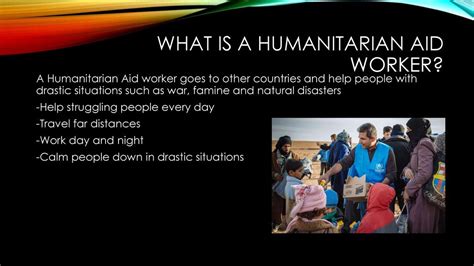 How to become a humanitarian worker