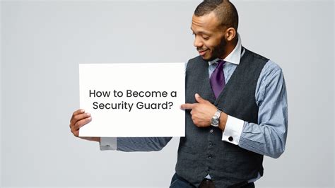 How to become a security guard. Things To Know About How to become a security guard. 