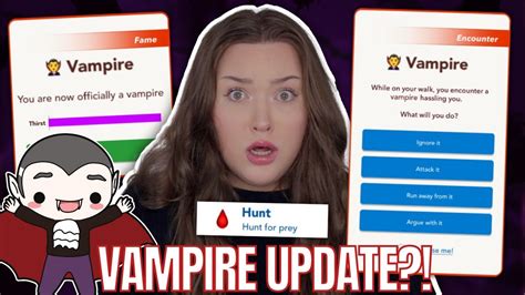 How to become a vampire bitlife. Model Job Pack. born in Massachusetts Female Boston. Model Job Pack. Work on getting your looks to 100%, as you'll need to be beautiful to be a model. Take Modeling Lessons in the Mind and Body tab from a young age. Join a Modeling Agency as soon as possible to get this part of the challenge done. Itching Powder. Adhesive shoes. 